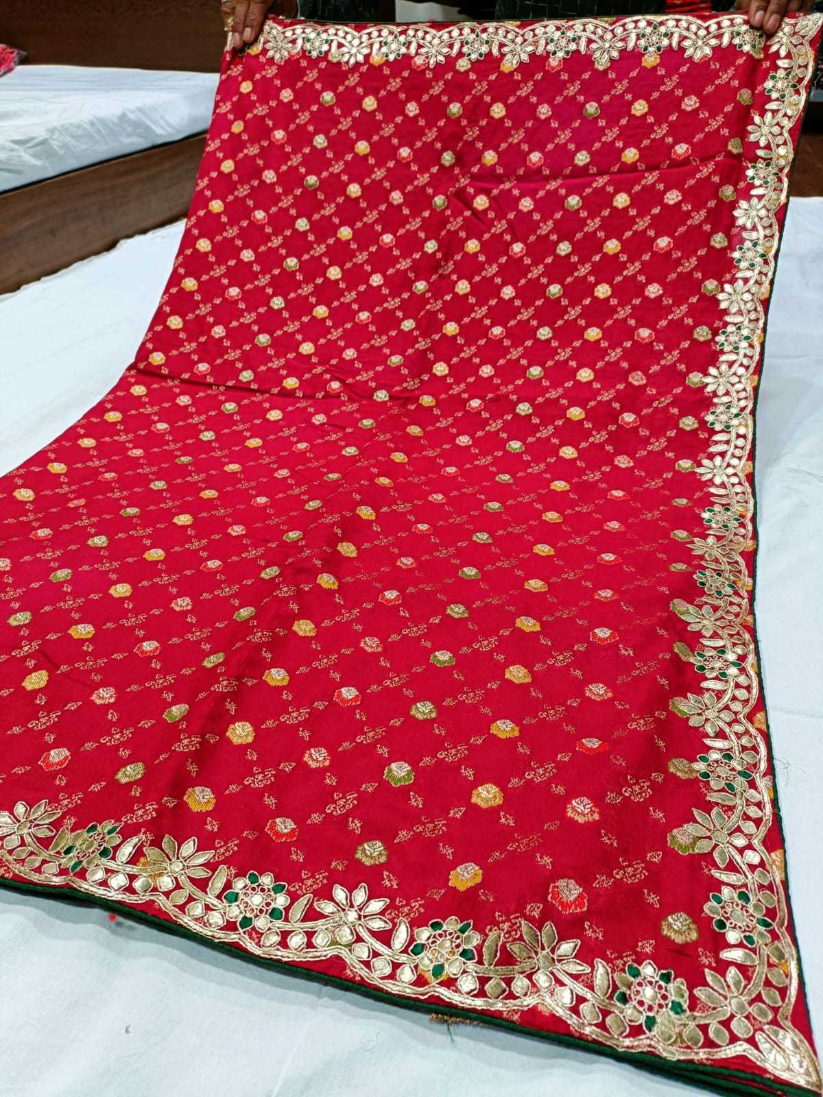 YNF RUSSIAN SILK RJK RUSSIAN SAREES WHOLESALE LADIES GOTA PATTI SAREES MANUFACTURER              